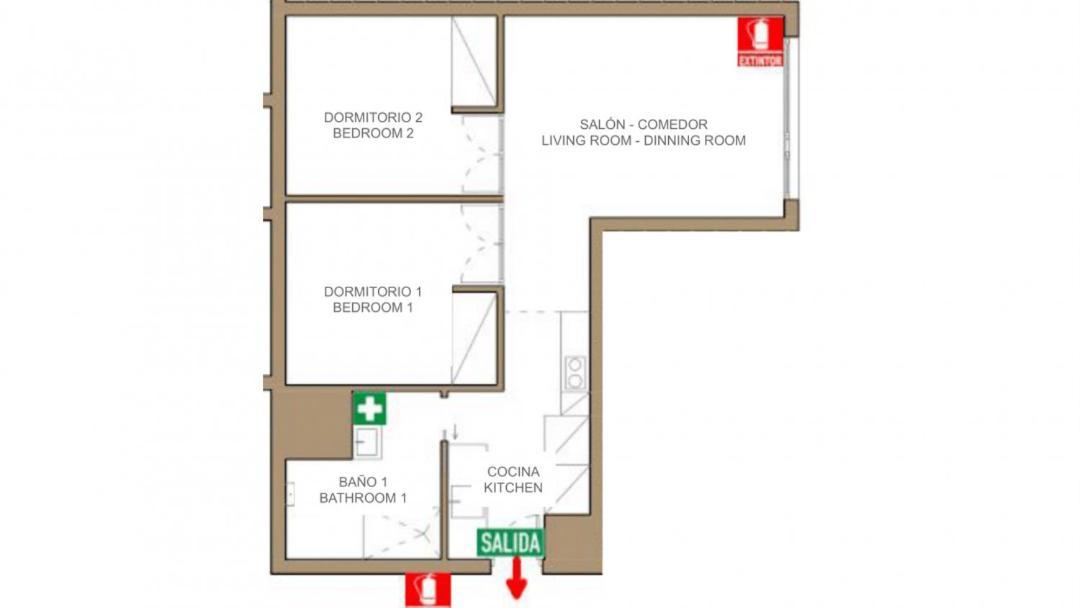 2 Bedrooms 1 Bathroom Furnished - Justicia - Executive Style - Mintystay Madryt Zewnętrze zdjęcie